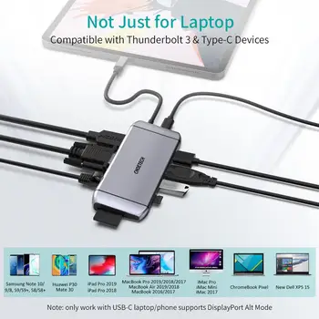 Sd Card Reader 3.0 Dokovacia Typ C, HDMI ROZBOČOVAČ Adaptér na SD TF Card Reader Notebook MacBook Smartphone rozšírenie Prevodník, HDMI