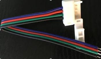 [Sedem Neon]Doprava Zadarmo 10pcs samec Konektor Kábel Drôt Pre IP65 silikónové 5050 Flexibilné RGB LED SMD Pásky Svetlo kapela nové