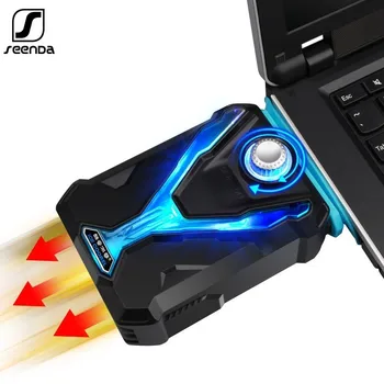 SeenDa Prenosné USB Vzduchu Extrakcie Notebook Notebook Cooler Chladenie, Tichý Vysávač Ventilátor Chladiča Rýchle Chladič Nastaviteľná Rýchlosť