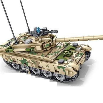 Sembo 432PC VT-4 Heavy Armor Hlavný Bojový Tank Model Stavebné Bloky Kompatibilné Vojenské Vojak, Hračky Pre Dieťa Boys
