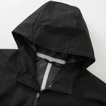 SEMIR Bunda muži jeseň 2020 nový Japonský štýl bežné kabát s kapucňou mužov mládež čierna bunda muž