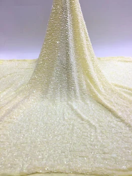 Sequin čipky textílie 2020 vysoko kvalitnej čipky najnovšie Afriky čipky textílie svadobný francúzsky Nigérijský tylu čipky textílie D3830