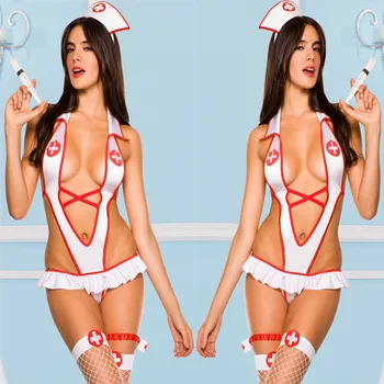 Sestra Cosplay ropa interiéru mujer sexy dámy bielizeň, zdravotná sestra kostýmy Jednotné hranie rolí bielizeň babydoll sex, erotická bielizeň