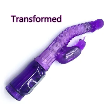 Sex Hračky Klitorisu Rabbit Vibrátor Pošvy Stimulátor 12 Frekvencie Vibračného G-spot Masturbator Masáž Zakrivené Čarovný Prútik pre Ženy