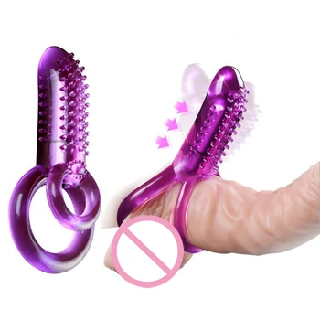 Sex Shop Penis Hračky Klitorisu Vibrátory Pre Ženy Klitorálny Stimulátor Dvojitý Krúžok Kohút Muž Dildo Strapon Bullet Vibrátor Masáž