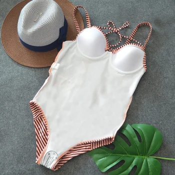 Sexy Jednodielne Plavky Ženy 2019 Letné Plážové Oblečenie Čipky Jedného Pleca Plavky, Plavky Kombinézu Plavky Dropship