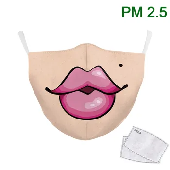Sexy Marilyn Monroe Tlač Tvár Masku Pre Dospelých Umývateľný Textílie Maska Módne PM2.5 Prachu, Ochranné Masky Žien Vonkajší Kryt Ústa