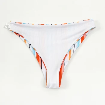 Sexy Vysoký Pás Bikiny Žien 2020 Nové Plavky Žena Prekladané Vytlačené Bikini Set Bandeau Push Up Plavky Letné Plážové Oblečenie