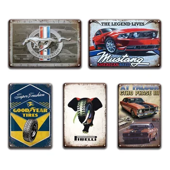 Shelby Mustang Bol Interiér-Pin-Up Dobrý Rok Kovové Plagát Tin Prihlásiť Vintage Garáž Muž Jaskyňa Uložiť Domáce Zlepšenie Stenu Decor