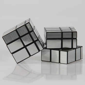 Shengshou Zrkadlo Bloky Cast Potiahnuté 3x3x3 Magic Cube Rýchlosť Puzzle Kocky Vzdelávacie Hračky pre Deti Deti