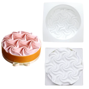 SHENHONG Úžasné 3D Tortu Formy Na Pečenie Dezert Umenie Mousse Silikónové Decoratin Plesne Silikonowe Moule Pečivo Čokoládové Pan