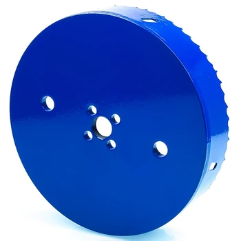 SHGO HOT-6 Palcový 152 Mm Otvor pílového Kotúča pre Cornhole Dosky/Kukurica Vŕtania otvorov Cut & Hex Ramienka vrtáka Adaptér (Modrá)