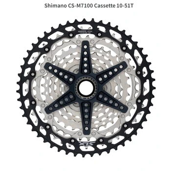 Shimano SLX CS M7100 Kazeta Sprocke M7100 Freewheel Čapy Horský Bicykel MTB 12-Rýchlosť 10-45T 10-51T SLX Kazeta Ozubeného