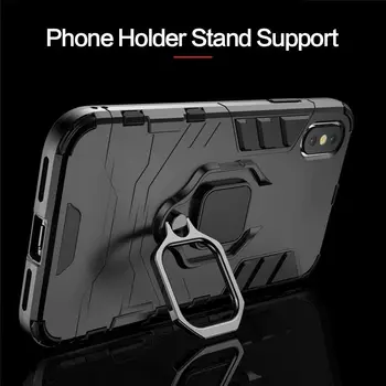 Shockproof puzdro Pre iPhone 6 6 7 8 Plus XS puzdro Pre iPhone X XS 11 Pro Max XR SE 2020 Magnetické Telefón Prst Držiteľov Kryt