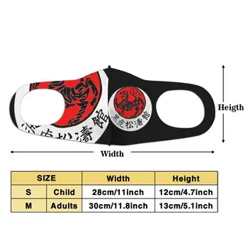Shotokan Karate mascarillas de tela lavables con filtro umývateľný opakovane masku na tvár DIY mascarilla Deti dospelí muži, ženy