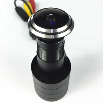 SHRXY HOTsell 170 Široký Uhol 800tvl CCD Káblové Mini Dvere Očné Jamky Peephole Video Kamera Farebná DOORVIEW mini CCTV Kamery