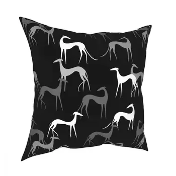 Sighthounds Štvorcový Vankúš Vankúše na Pohovke Greyhound Whippet Psa Úžasné Pillowcover Domova