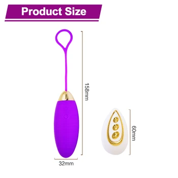 Silikónové Bullet Vibrátor Bezdrôtové Diaľkové Ovládanie Vibračné Vajíčko Viginal Masážne Loptu G - Bod Stimulátor Klitorisu Sex Vibrátory
