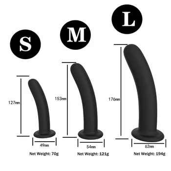 Silikónové Fixácia Sonda Análny Sex Hračky Plug Sex Shop Dildo Nastaviť Penis Dick Análne Dildo S Prísavkou pre Ženy a Muža