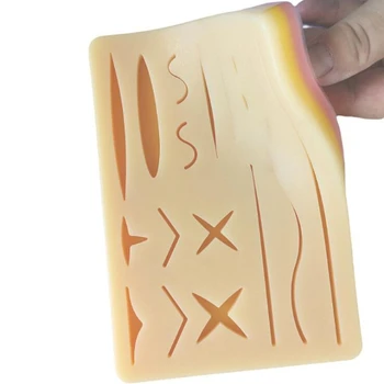 Silikónové Obaly Pad Skin Materiál Na Zošívanie Rán Modulu Nástroje Ihly Držiteľ Šijacie Praxi Simulované Kože