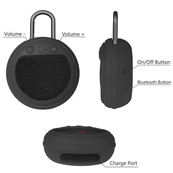 Silikónové Reproduktor Prípade JBL Klip 3 Bezdrôtové Bluetooth Reproduktor Shockproof Kryt Ochranného Plášťa Pokožky
