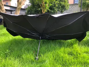 Silné anti-uv tepelná izolácia mini parasol self-defense anti-hrom laminát ochladenie multi-používať auto opaľovací krém dáždnik