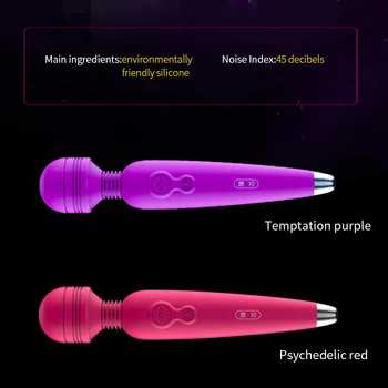 Silný Ústne Klitorisu AV Vibrátory Sexuálne Hračky pre Ženy, USB Nabíjanie Čarovná Palička Telo Masážneho Dospelých Produkty 10 Rýchlosti Vibrátor