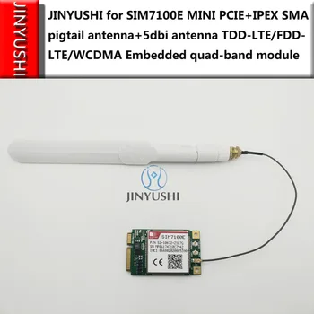 SIMCOM SIM7100E Mini Pci-express +IPEX SMA pigtail anténa+5dbi anténa TDD-LTE/FDD-LTE/WCDMA Vložené quad-band na sklade