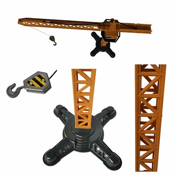 Simulované konštrukcia hračky Tower crane truck model Žeriavu hračka pre Chlapcov Deti buliding hračky Stavby výťahu alebo bloky výťah