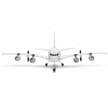 Simulácia Airbus A380 Elektrické RC Lietadlo hračka 2.4 G 300M 51 CM Veľké EPP s Pevnými krídlami Lietadla na Diaľkové Ovládanie RC Vetroň Pridať LED Svetlo