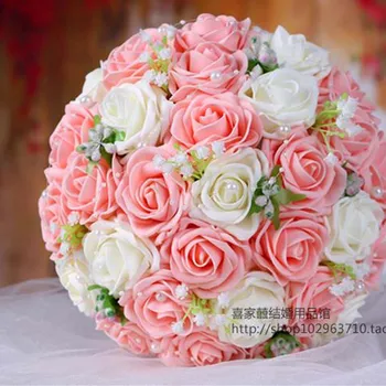Simulácia drží kvetiny nevesta drží kvetiny družičky drží kvetiny kórejský svadobné kvetinové kytice hráčov