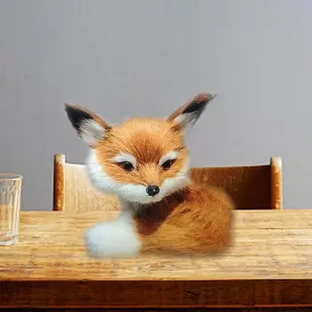 Simulácia Zvierat Hračky Roztomilý Fox Plyšové Hračky Bábiky Fotografie Darček Narodeniny, Pre Deti detský B3M1