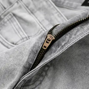 SIMWOOD 2020 lete nové slim fit taperd sivá-jeans mužov umývanie džínsové nohavice 10.5 oz double core priadza klasické džínsy SJ150391