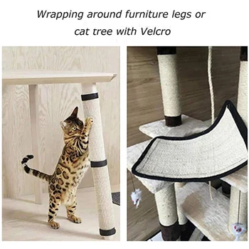 Sisal cat scratch pad gauč ochranné mačka spí pad pazúr-dôkaz nové cat scratch rada hračka nábytok nohu ochrany