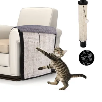 Sisal cat scratch pad gauč ochranné mačka spí pad pazúr-dôkaz nové cat scratch rada hračka nábytok nohu ochrany