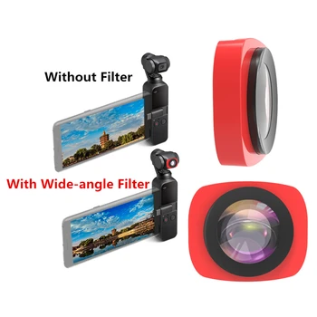 Sklo Široký Uhol MRK Objektív Filter pre DJI Osmo Vrecku Gimbal 2 Fotoaparát používa iba na Fotografii