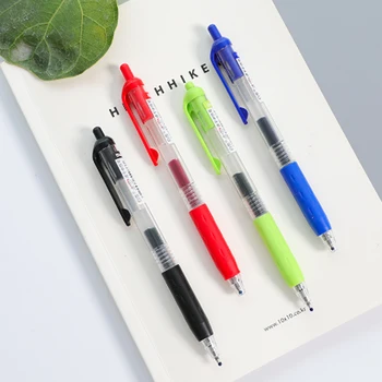 Sklápateľné a rýchle sušenie farebné atramentové guľôčkové pero, 9 farby sa používajú pre školy študent office maľovanie papiernictvo gélové pero