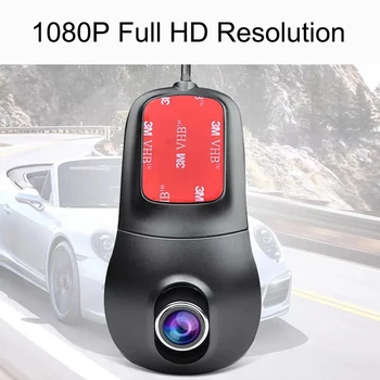 Skryté FHD 1080P Wi-Fi DashCam Auta DVR Dash Fotoaparát Auto videorekordér Registrátor Detektor Pohybu Auto Kamera Nočného Videnia Android
