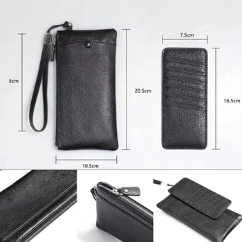 Skutočné Kožené Peňaženky + Zadný Kryt Pre Telefón XS Max XR Luxusné Fran-49K 3D pravej Kože Zadný Kryt Pre telefón 11 Pro Max prípade taška