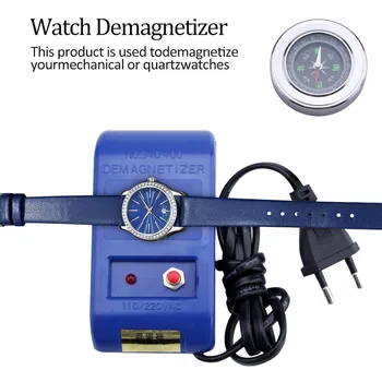Sledujte Demagnetizer Mechanicaland Kompas Quartz Hodinky Nástroj na Opravu Elektrických Profesionálne Demagnetize Nástroj pre Hodinár Plug