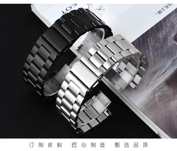 Sledujte pásmo Pre Samsung Výstroj S3 Hranici Klasické Watchstrap Nehrdzavejúcej Ocele watchband Sledovať 46 mm Accessorie 16 18 20 22 24 MM