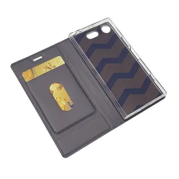 Slim Flip puzdro Pre Sony Xperia XZ1 XZ2 XZ XZ3 XZS Kryt PU Kožené Magnetické Phone Bag obal Pre Sony XZ1 XZ2 Comapct Peňaženky Prípade