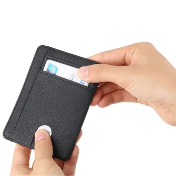 Slim RFID Blokovanie Kožené Peňaženky, Kreditné ID Kartu, Držiak na Kabelku Peniaze Prípade pre Mužov, Ženy 2019 Módne Karty Taška 11.5x8.2x0.2cm