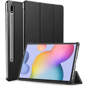 Slim Tri-Fold púzdro Kryt pre Samsung Galaxy Tab S7 11 Palcový 2020 Vydania Model SM-T870(Wi-Fi) SM-T875(LTE)