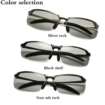 Slnečné okuliare pre mužov 2020 sa Inteligentné photochromic Polarizované slnečné Okuliare pánske Polarizované vintage Módy Námestie Jazdy Zrkadlo