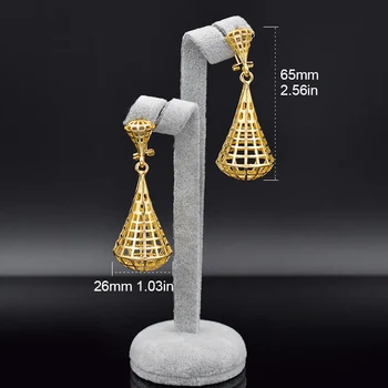 Slnečné Šperky Bohemia Šperky Geometrické Náušnice Pre Ženy Drop Visieť Náušnice Luxusné Svadobné Náušnice Na Výročie Šperky