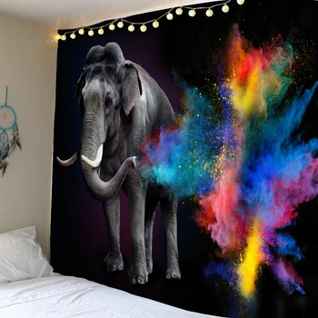 Slon gobelín zvierat stene visia krásne slon gobelín české hippie stene visí obývacia izba, spálňa domov decorati