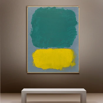 Slávny Mark Rothko Zameranie Plátno na Maľovanie Plagáty Tlačiť Farebný Blok Moderné Nástenné Art Obrázky, Obývacia Izba, Spálňa Decor