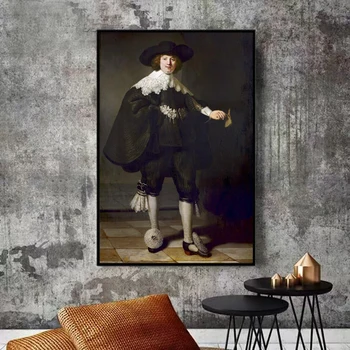 Slávny obraz Kuna Soolmans a Oopjen Coppit svadobný tým, Rembrandt Van Rijn Múr Umenia pre Domova (Bez Rámu)
