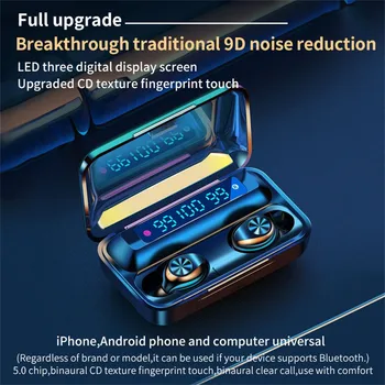 Slúchadlá bluetooth hluku high-capacity Headset TWS Wireless Touch Ovládania Slúchadlá Mini Slúchadlá Stereo Slúchadlá IPX7